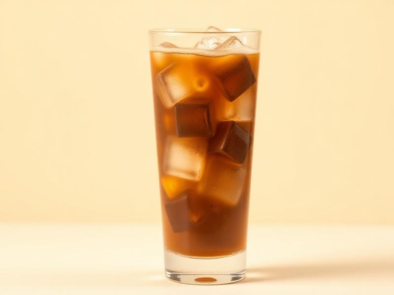 Tall glass of iced Nanyang coffee